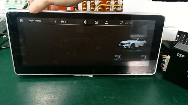 ugode android 10.25inch Mercedes Benz new C class car multimedia player смотреть онлайн