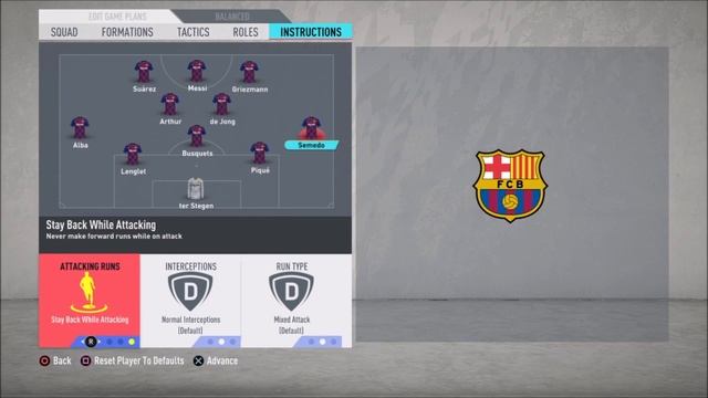 FIFA 20 TIKI -TAKA 4-3-3 CUSTOM TACTICS + PLAYER INSTRUCTIONS смотреть онлайн