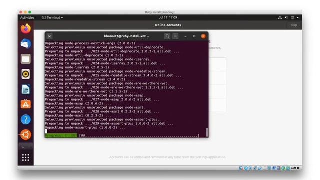 Installing Ruby, Node.js, NPM and Yarn on Ubuntu 20 LTS смотреть онлайн