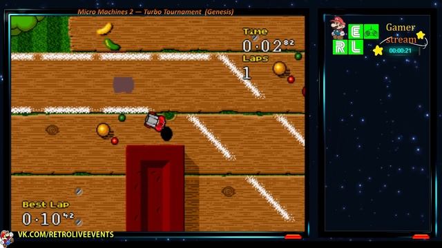 SPEEDRUN.COM - 2 track - Micro Machines 2 -Turbo Tournament - Tiny Treehouse - 1 laps - 00.00.09.5 смотреть онлайн