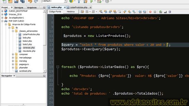 PHP Orientação a Objetos aula 27 - PDO bindValues смотреть онлайн