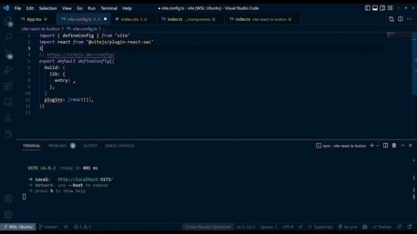 Publish with Vite - React, Typescript and Tailwindcss component to npm