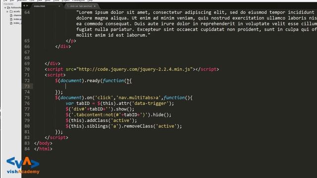Learn to make custom JQuery tabs Hindi mein - Part 03 смотреть онлайн
