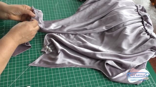 Воротник-стойка для безрукавного изделия. Шьём комбинезон- заключение обработка горловины. смотреть онлайн