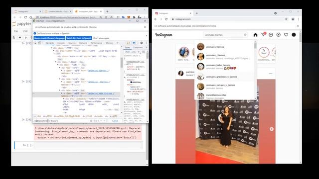 Python - Web Scraping instagram con selenium [Obtener seguidos de una cuenta] смотреть онлайн