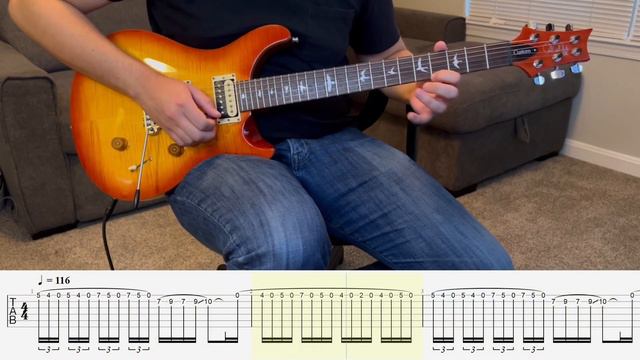In Too Deep - Sum 41 - Guitar Solo (With Tabs) смотреть онлайн