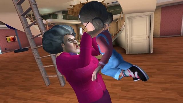 СИРЕНОГОЛОВЫЙ ВХОДИТ В ДОМ МИСС ТИ Прохождение игры Scary Teacher 3D смотреть онлайн