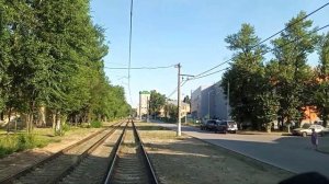 Волгоградский трамвай. Маршрут 12 "Жилгородок - Школа номер 36"/ Volgograd tram. Route 12