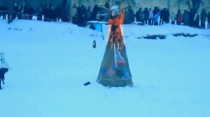 Масленица в Вологде 2013 (сжигание чучел)