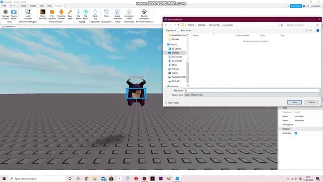 How To Use The Roblox Woman Rig (BLENDER) смотреть онлайн