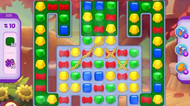 HomeScapes Level 225 no boosters (21 moves) смотреть онлайн