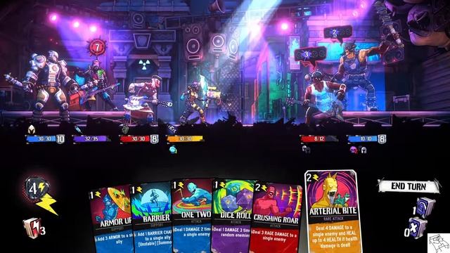 Power Chord - Demo Gameplay Video 2022 (PC)  - Roguelike/Deckbuilder - First 15 Minutes