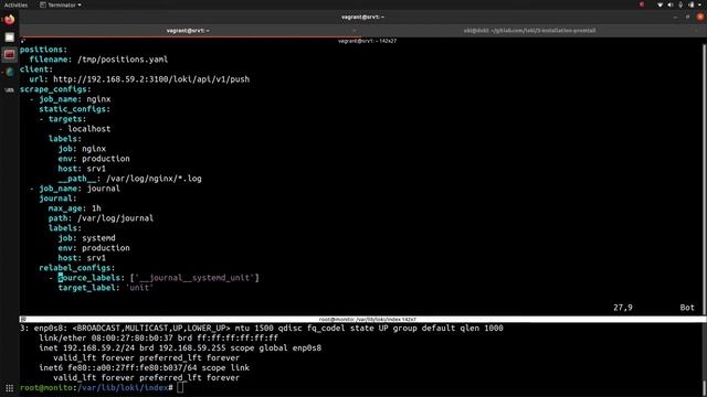 LOKI - 3. INSTALLATION DE PROMTAIL & DATASOURCE GRAFANA смотреть онлайн