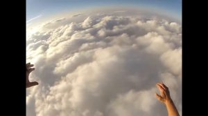 Diving through the clouds