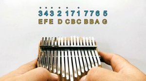 My Heart Will Go On [OST] TITANIC - Kalimba Easy Practice