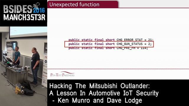 2016 - Ken Munro & Dave Lodge - Hacking the Mitsubishi Outlander & IOT смотреть онлайн