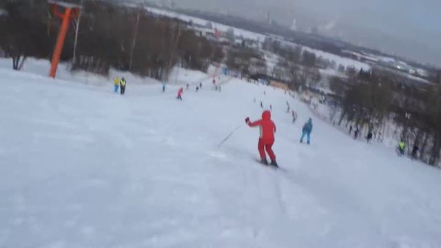 Крылатские холмы , гонка за лидером )) смотреть онлайн