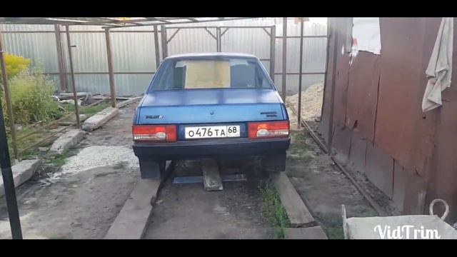 ПОСТРОЙКА НАВЕСА ДЛЯ МАШИНЫ ЧАСТЬ 3