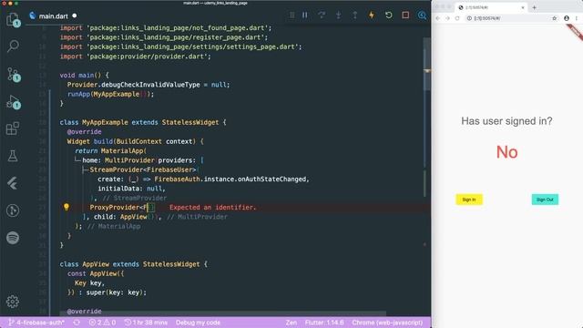 How to use Proxy Provider with Firebase Authentication | Flutter смотреть онлайн