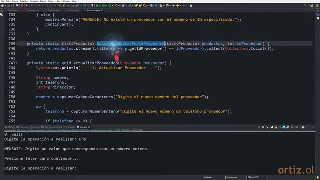 Java Curso: 55 Uso de Expresiones Lambda para Buscar Objetos en una Lista (List) смотреть онлайн