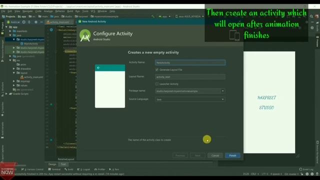 Create a Bounce Animation on TextView in Android XML смотреть онлайн