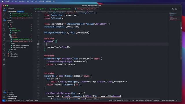 Flutter Chat App - THE RIGHT WAY! (Part 2- Message Service) смотреть онлайн