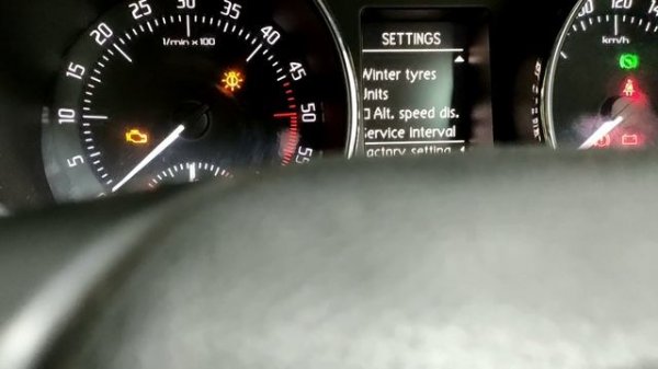 Skoda superb service light reset/ Skoda Superb service reminder message reset