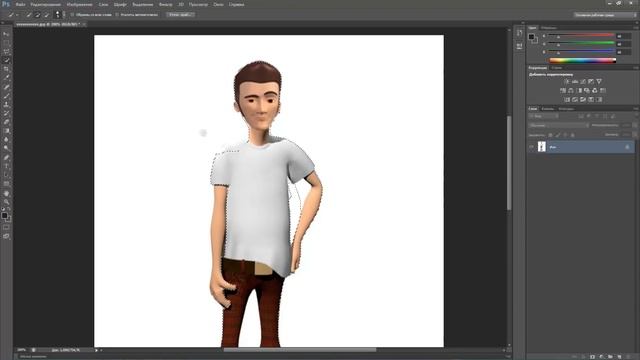 Как вырезать нужный объект с картинки и переместить на дпугой фон в photoshop cs6 смотреть онлайн