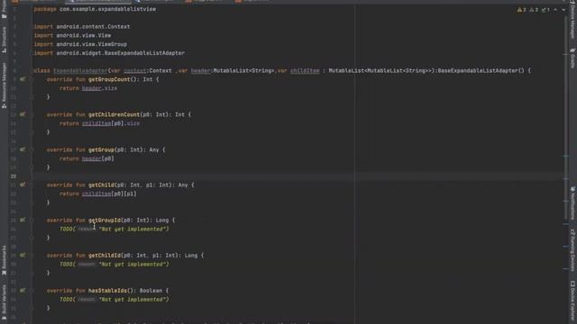 Expandable ListView In Android using Kotlin | Kotlin | Android Studio Tutorial - Quick + Easy смотреть онлайн