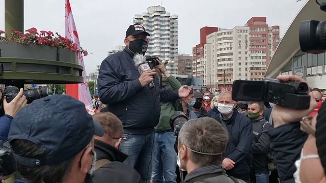 24 мая 2020 Минск, Комаровка - Тихановский и Статкевич смотреть онлайн