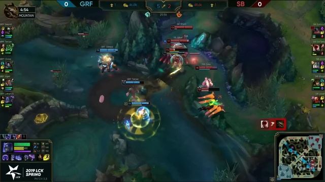 GRF vs SB Highlights Game 1 LCK Spring 2019 W3D4 Griffin vs Sandbox Gaming by Onivia смотреть онлайн