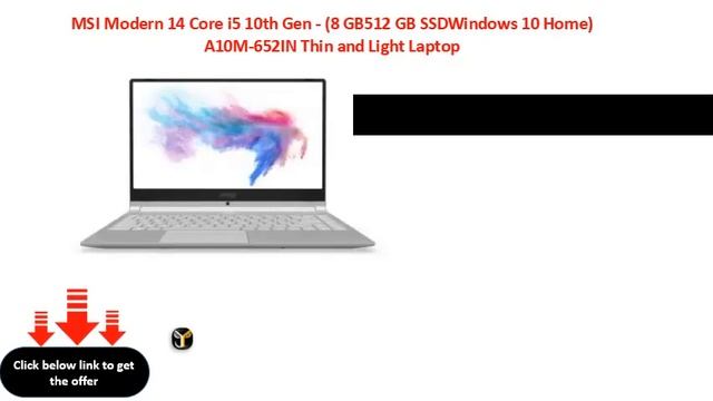 MSI Modern 14 Core i5 10th Gen - (8 GB512 GB SSDWindows 10 Home) A10M-652IN Thin and Light Laptop смотреть онлайн