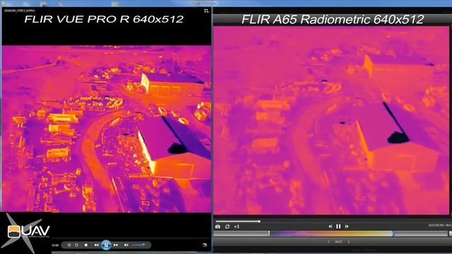 FLIR VUE Pro vs FLIR A65 смотреть онлайн