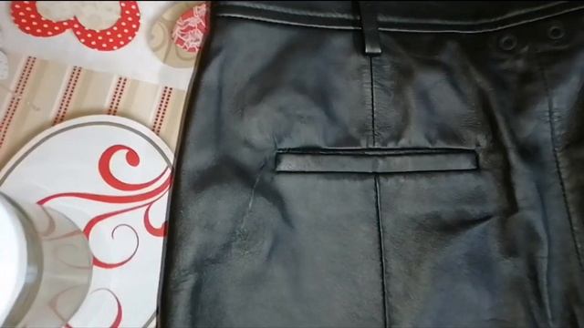 Как починить кожаные вещи. Штопаю кожаные брюки. Ремонт кожи. смотреть онлайн