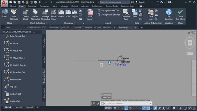 AUTOCAD DYNAMIC BLOCK - SECTION CALLOUT WITH ATTRIBUTES AND FLIP, STRETCH PARAMETERS смотреть онлайн