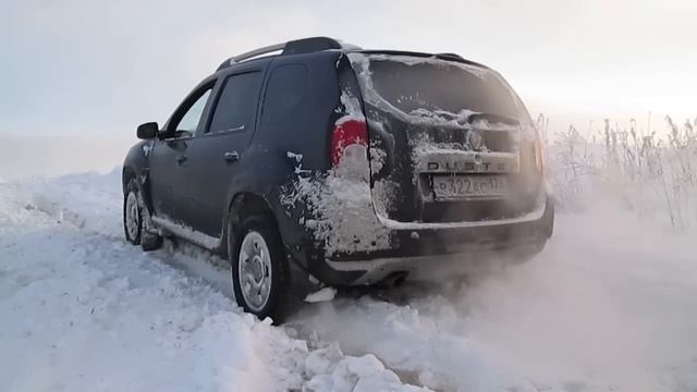 Renault Duster покоряет снежную горy смотреть онлайн