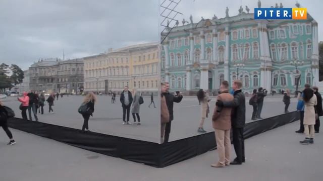 Зеркальный куб на Дворцовой ждет судьба чемодана Louis Vuitton на Красной площади смотреть онлайн