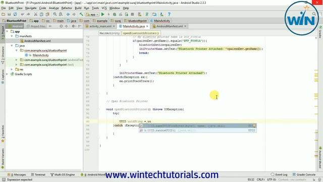 Android Send Print Command to Bluetooth Printer from Mobile смотреть онлайн
