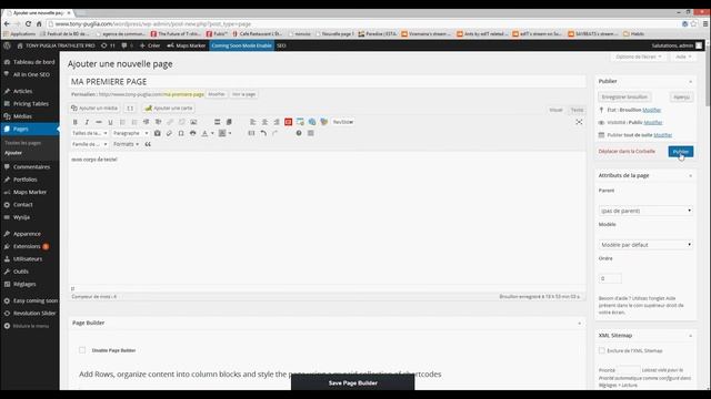 Tutoriel - insertion d'une page sous wordpress // Feuille blanche - studio créatif смотреть онлайн