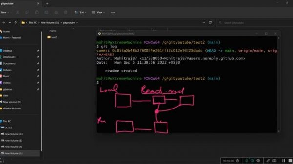 Git Pull conflict | Git pull two different files added on remote and local repo.