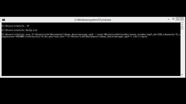 VLC : Getting started with VLC command line смотреть онлайн