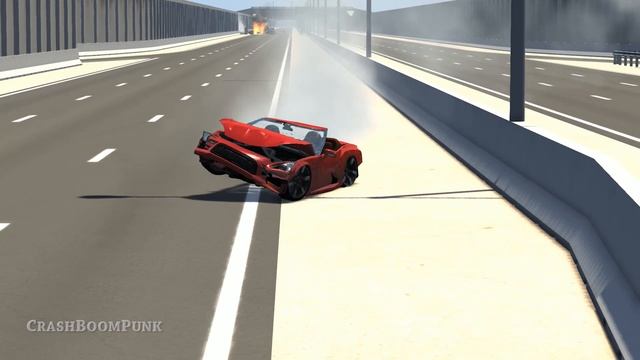 BeamNG Drive - Best of High Speed Crashes #5 смотреть онлайн