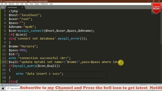 v#15 || how to update and delete data in database using php || mysqli update and delete query смотреть онлайн
