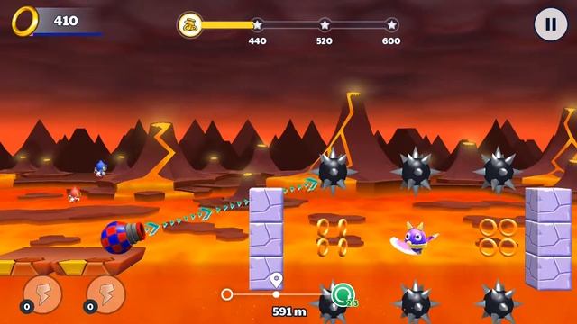 Sonic Runners Adventure Lava Mountain Level 26 Walkthrough Gameplay Android/iOS смотреть онлайн
