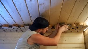 НЕ ДЕЛАЙТЕ ТАКОЙ ПОТОЛОК в БАНЕ! Потолок из Спилов Своими Руками в Идеальной Бане