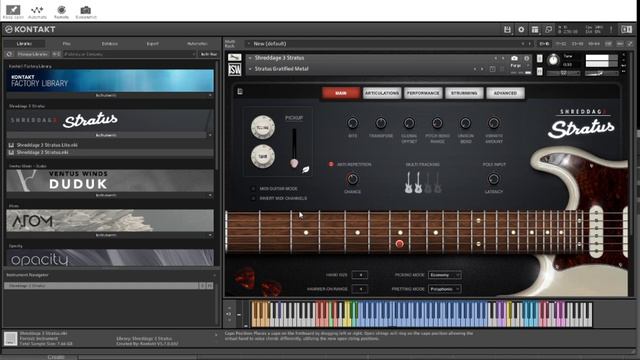 Shreddage 3 Stratus - Hypa Realistic Guitar Instrument For Kontakt By Impact Soundworks