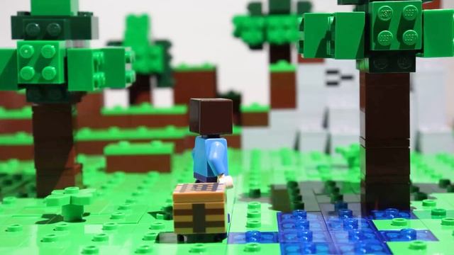I made a Minecraft stop motion video смотреть онлайн