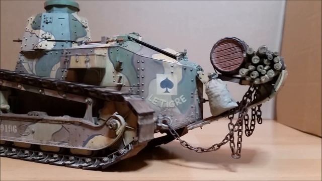 1/16 WW1 Renault FT-17 RC Tank Model смотреть онлайн