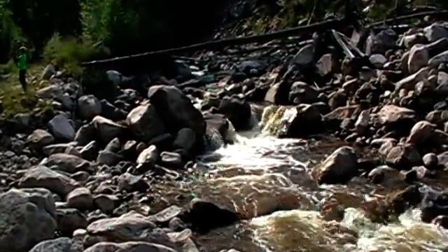 Зимник 110 км. Проезд по реке Срамная смотреть онлайн