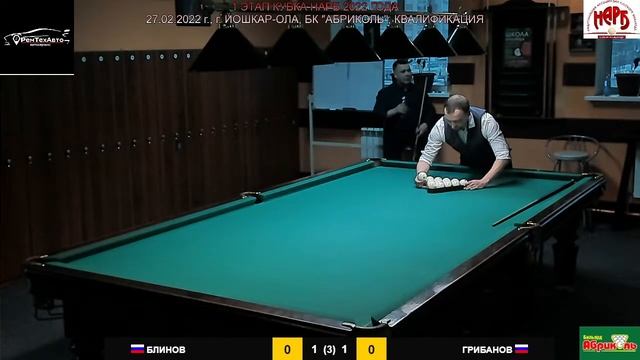 Блинов П. (Чебоксары) - Грибанов А. (Йошкар-Ола). 1-й этап "Кубок НАРБ 2022" смотреть онлайн